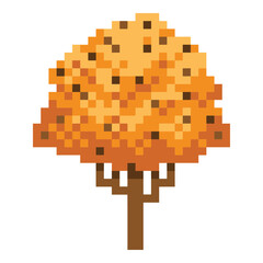 Fototapeta premium nature pixel art