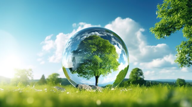 The theme of World Ozone Day is to protect the earth and protect the environment,AI generated.
