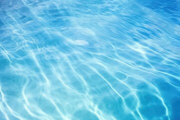 Surface of water blue swimming pool background, Generative AI