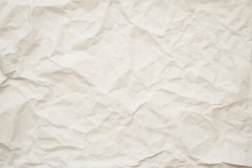 Abstract background of old white crumpled paper, wrinkled, Generative AI