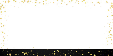 Magic stars vector overlay.  Gold stars scattered