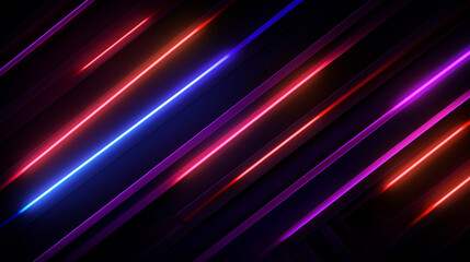 Vibrant colorful neon dynamic movement energy light diagonal