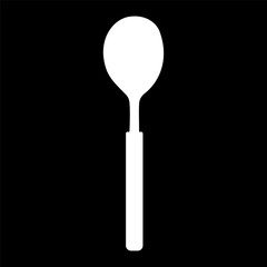 spoon kitchen food soup cook black white
