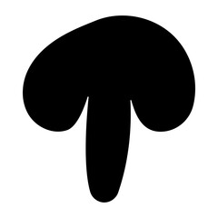 mushroom vegetable piece food vegan black white