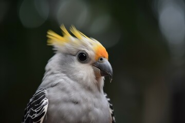 Cockatiel bird. Generate Ai