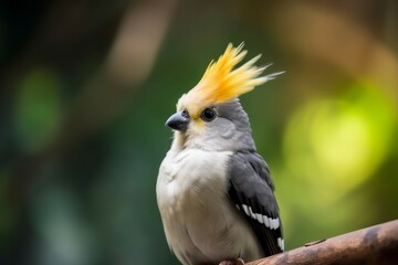 Cockatiel bird tropical. Generate Ai