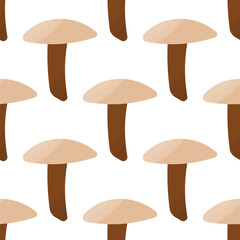 mushrooms autumn forest vector color pattern plant