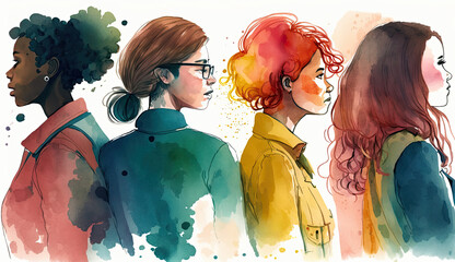 Illustration of People from Various Nationalities, Embracing Diversity and Inclusion at Work