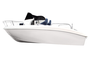 white boat transparent