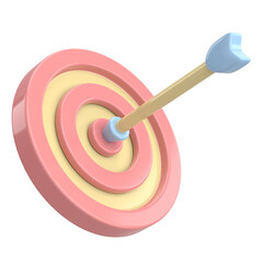 3D success icon. 3D illustration.