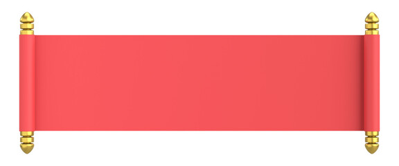 Title label. Header label. 3D illustration.