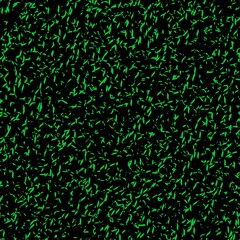 Black Background with Green Leaves Pattern