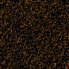 Black Background with Yellow Leaves Pattern