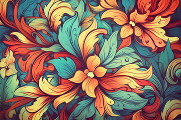 abstract floral background