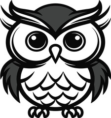 Illuminating the Night with an Owl's Graceful Presence