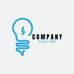 Bohlam logo Modern design template