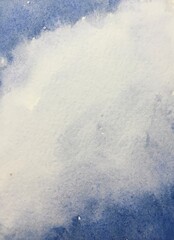 Abstract watercolor background. Watercolor on paper. Hand painted.