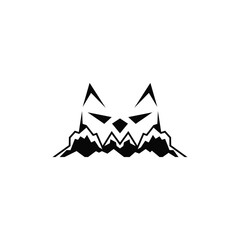 Mountain beast logo design.