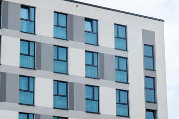 Obraz premium facade of a modern office building with many windows