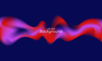 Abstract Vibrant Gradient background. Saturated Colors Smears.