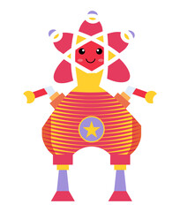 Cute Robot Vector, Elements and Symbol