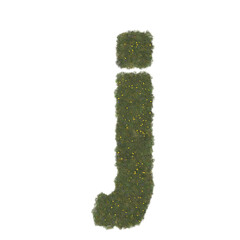 alphabet, letter, grass shape letter,  j