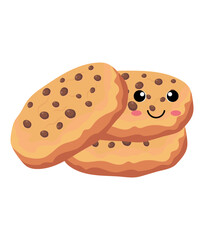 Cute Cookies Vector, Elements and Symbol
