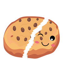 Cute Cookies Vector, Elements and Symbol
