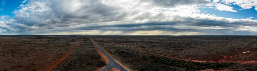 panoramic view of the outback sky