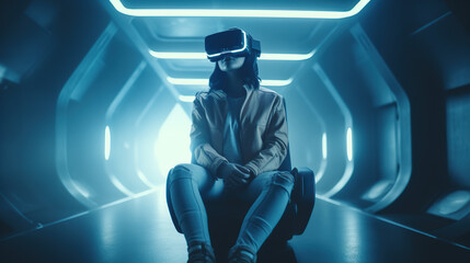 virtual reality concept illustration 