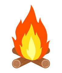 Kawaii camping Vector, Elements and Symbol
