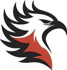 Fototapeta premium Australian Firehawk icon