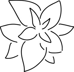 Cute doodle christmas. Simple coloring card holidays design element, nursing