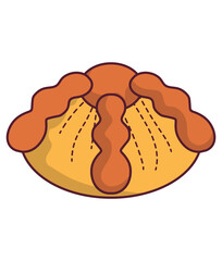 Day of the Dead food Vector, Elements and Symbol
