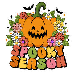 Spooky Season PNG, Halloween PNG, Halloween T-Shirt Design