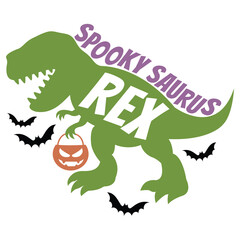 Halloween Design, Spooky Saurus PNG, Halloween PNG, T-Shirt Design, Kids Halloween PNG