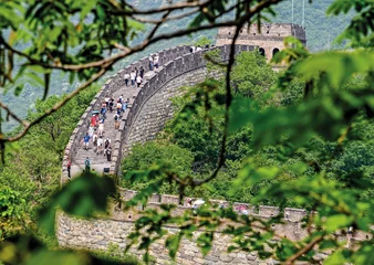 Foto op Plexiglas Chinesische Mauer bei Peking © Lothar Bluoss