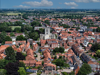 Aerial View Beverley.Beverley is a market and minster town and a civil parish in the East Riding of Yorkshire, England, of which it is the county town. 
