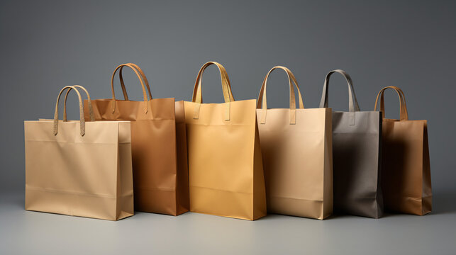 3D Render: Reusable and recyclable shopping bag.
Generative AI
