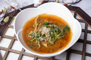 Korean traditional food doenjang stew