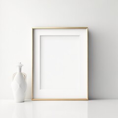 Framing Imagination: An Empty Picture Frame Mockup