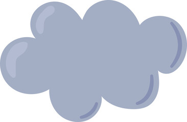Cute hand drawn cloud.