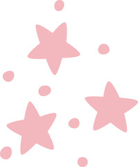 Cute hand drawn stars.