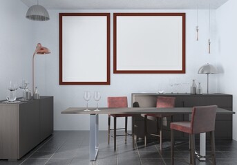 frame 3D interior illustration, wall design modern, empty space creative, 3D background blank canvas, room design mockup, home photo rendering, simple indoor style, architecture art picture copy space