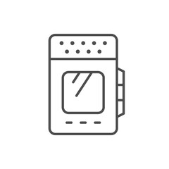 Dictaphone or recorder line icon