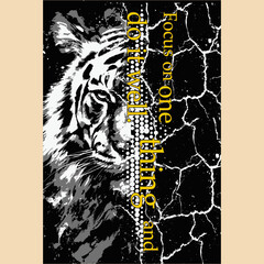 geomretric graphic leopard brush line design texture background style design