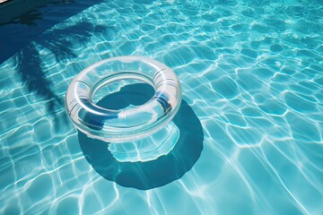 bou&eacute;e dans une piscine, ia