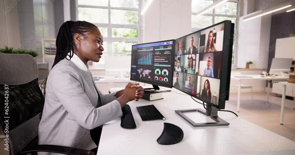 Aufkleber virtual telework webinar and learning presentation