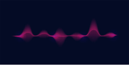 Sound wave technology background, flowing wave lines. Design element for technology, science, music, sound, equalizer, modern concept.vector eps 10	