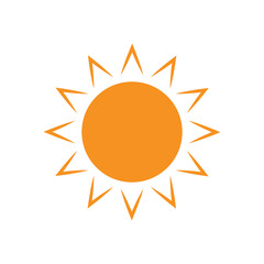 Sun Vector illustration Icon